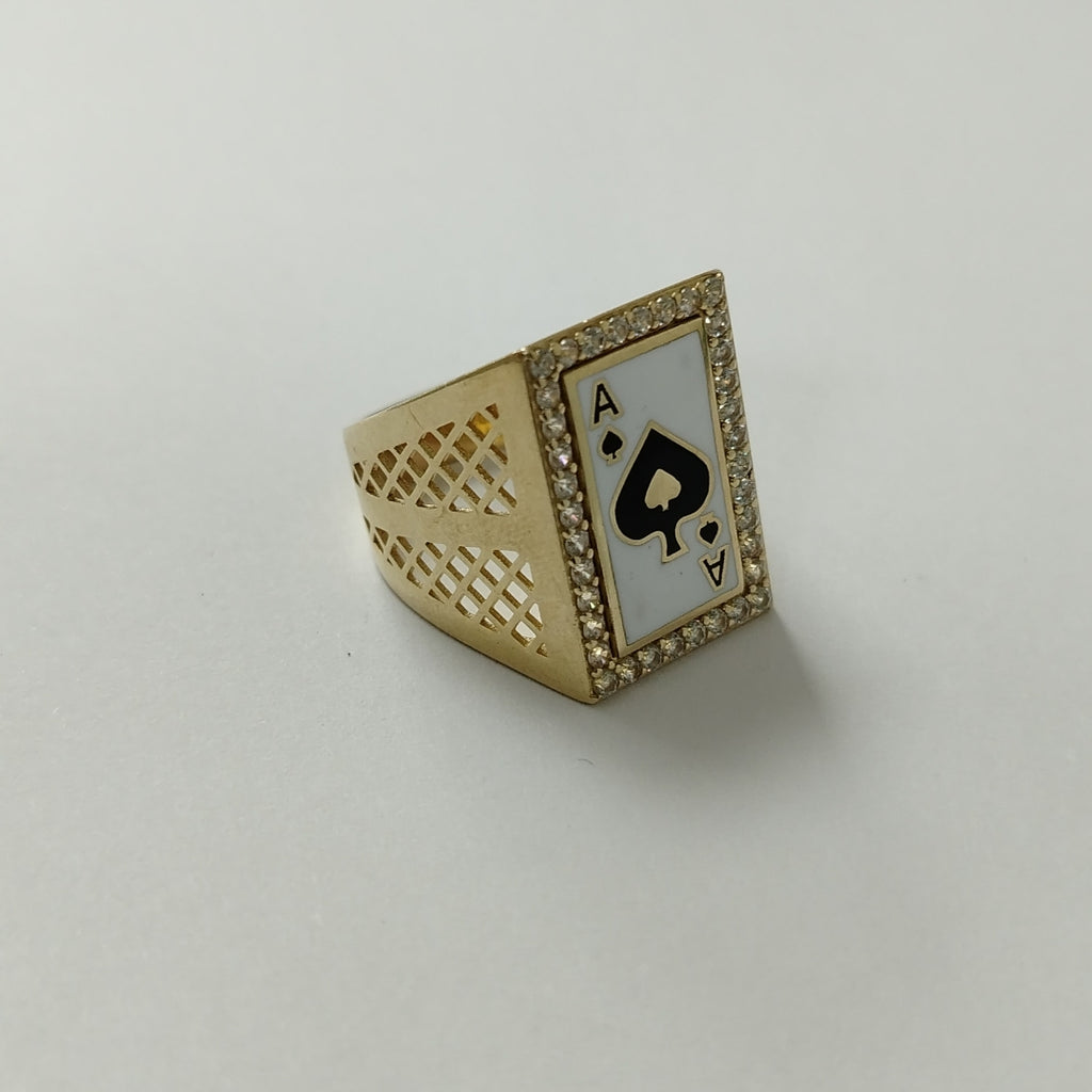 ANILLO ORO 10 K 9.4 GRMS (SEMINUEVO)