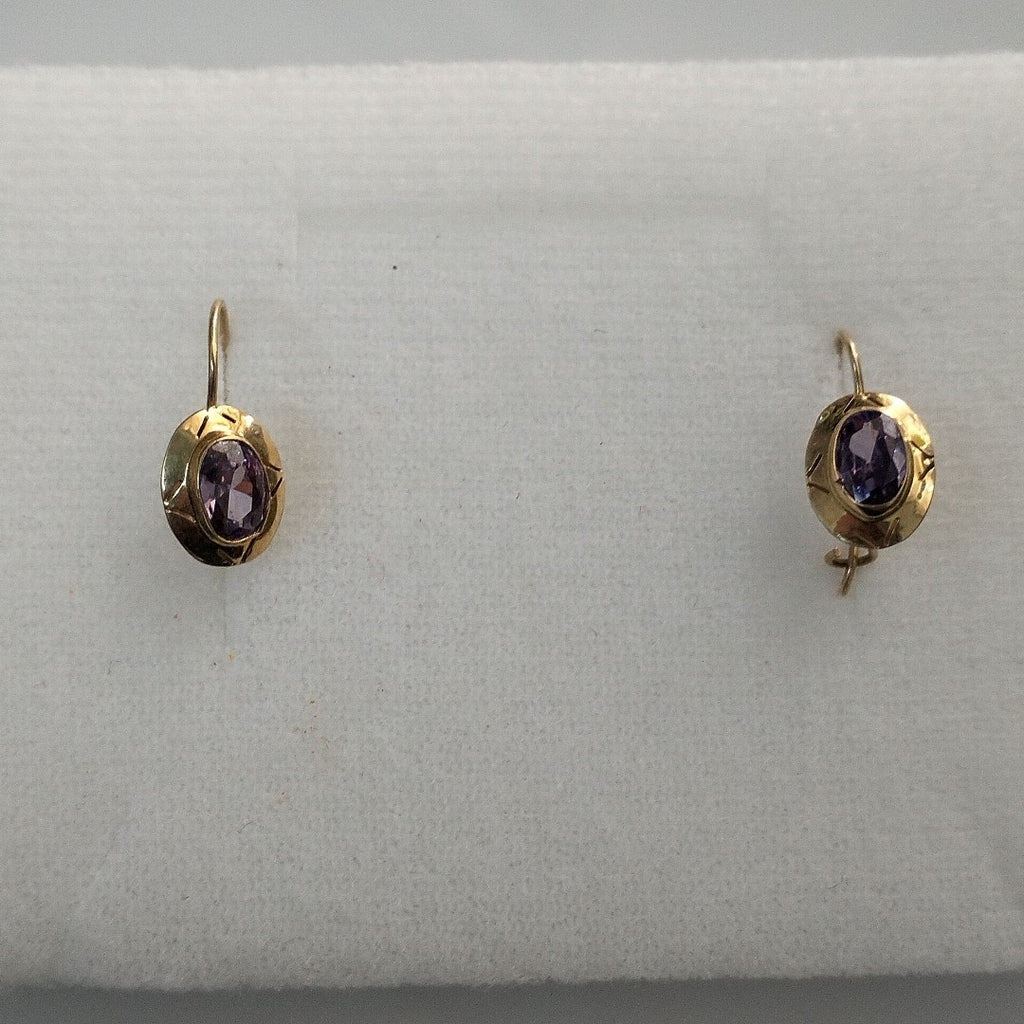 ARETES PAR ORO 10 K 0.7 GRMS (SEMINUEVO)