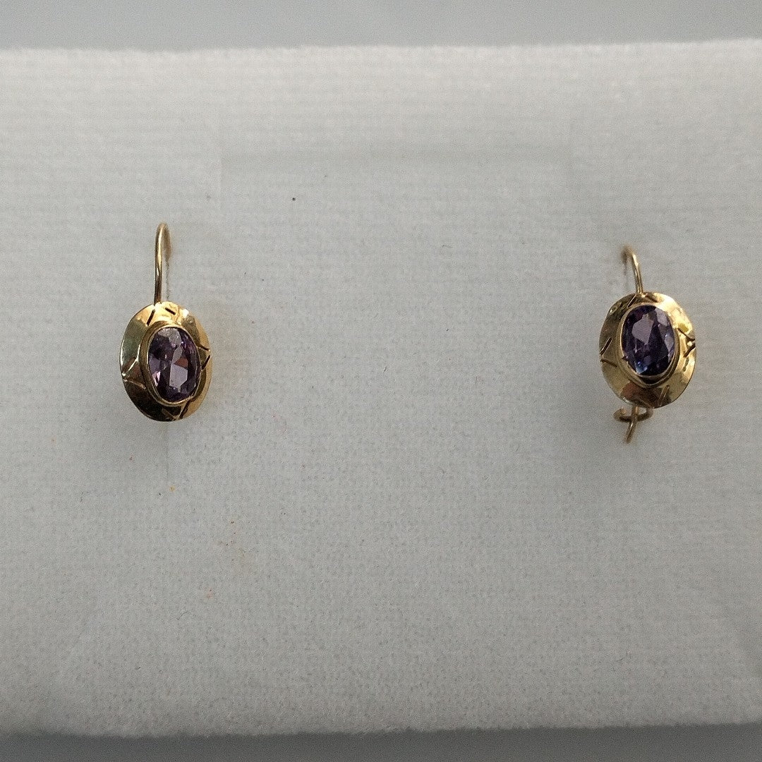 ARETES PAR ORO 10 K 0.7 GRMS (SEMINUEVO)
