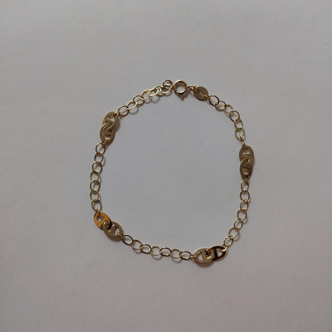 PULSERA ESPECIAL 14K 18 CM 1.5 GR (NUEVO)