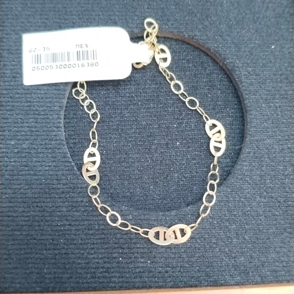 PULSERA ESPECIAL 14K 21 CM 1.8 GR (NUEVO)