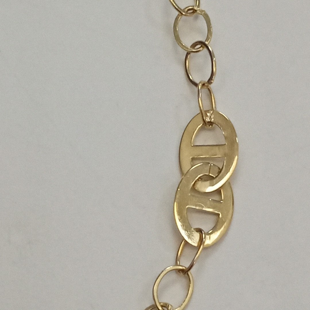 PULSERA ESPECIAL 14K 21 CM 1.8 GR (NUEVO)