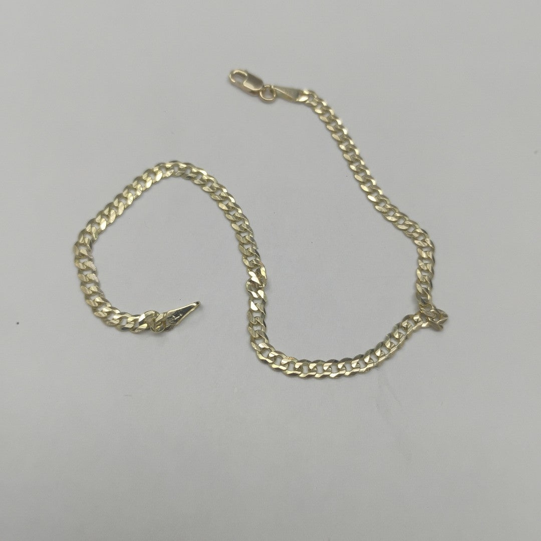 PULSERA BARBADA 14K 21 CM 3.8 GR (NUEVO)