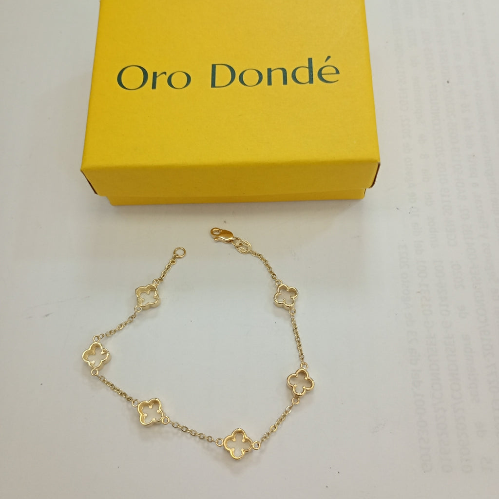PULSERA ESPECIAL 14K 18 CM 4.3 GR (NUEVO)