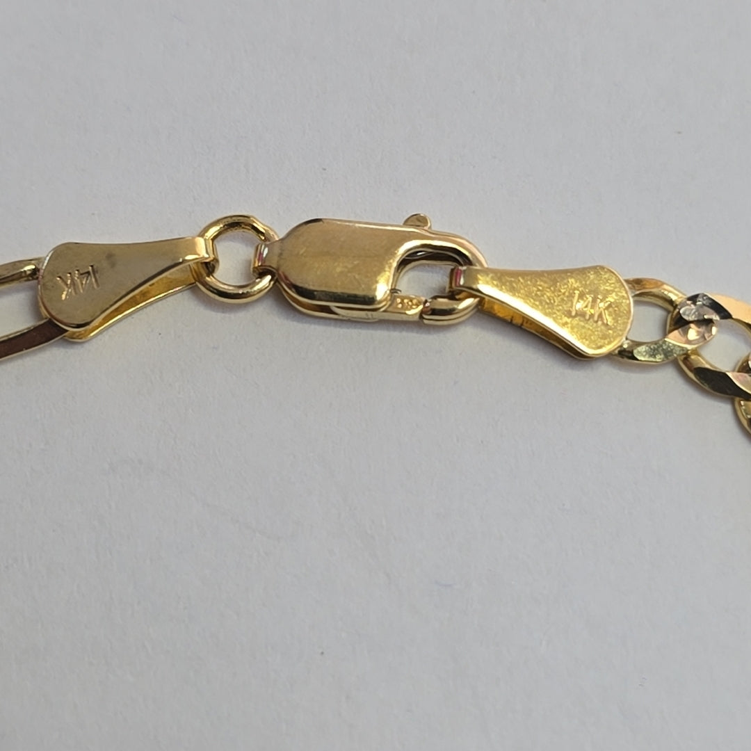 PULSERA 3X1 14K 18 CM 3.9 GR (NUEVO)