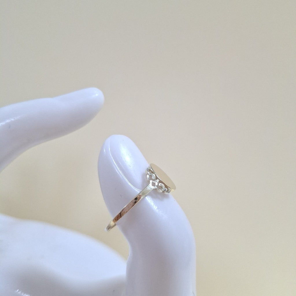 ANILLOS ANILLITO 10K TALLA 8 1 GR (NUEVO)