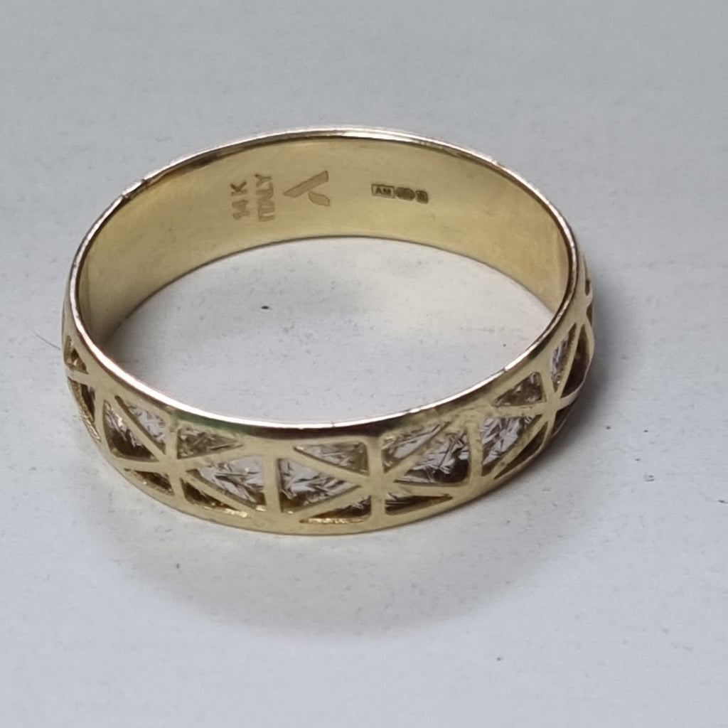ANILLO ORO 14 K 1,60 GRMS (SEMINUEVO)