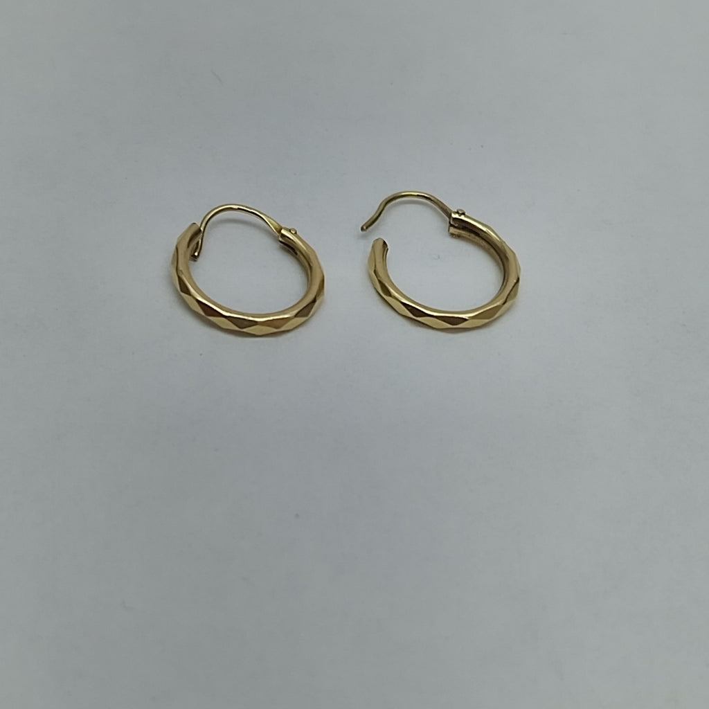 ARRACADAS PAR ORO 14 K 0.6 GRMS (SEMINUEVO)