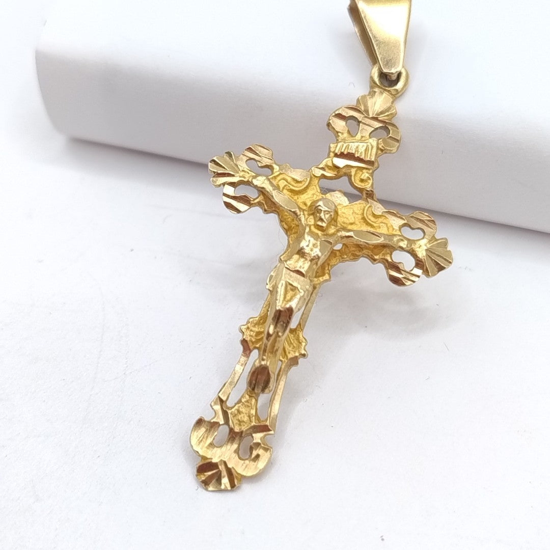 CRUCIFIJO ORO 14 K 4.8 GRMS (SEMINUEVO)
