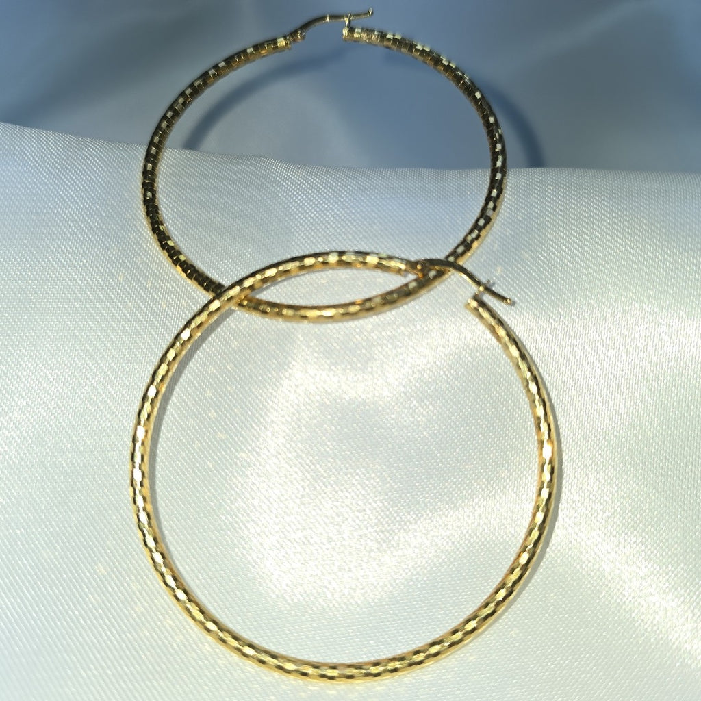 ARRACADAS PAR ORO 14 K 4,40 GRMS (SEMINUEVO)