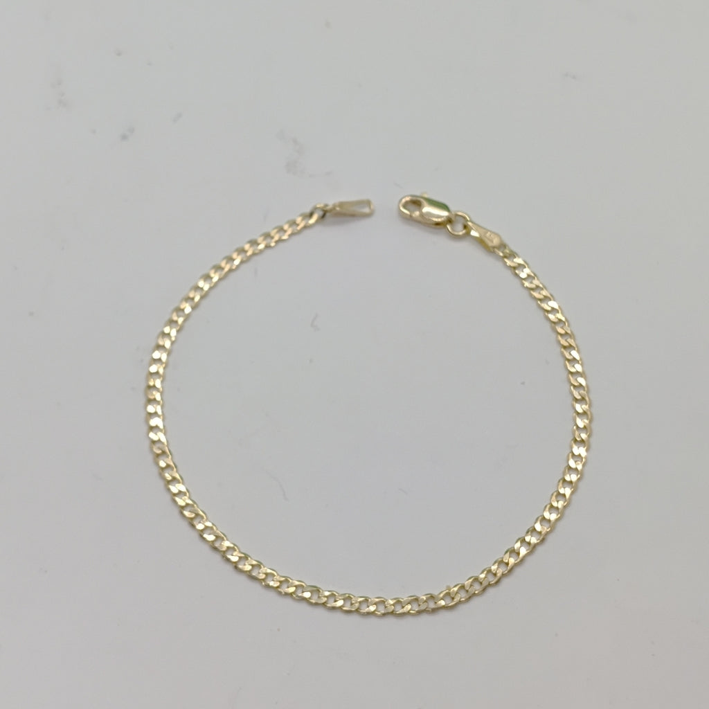 PULSERA BARBADA 14K 18 CM 2.1 GR (NUEVO)