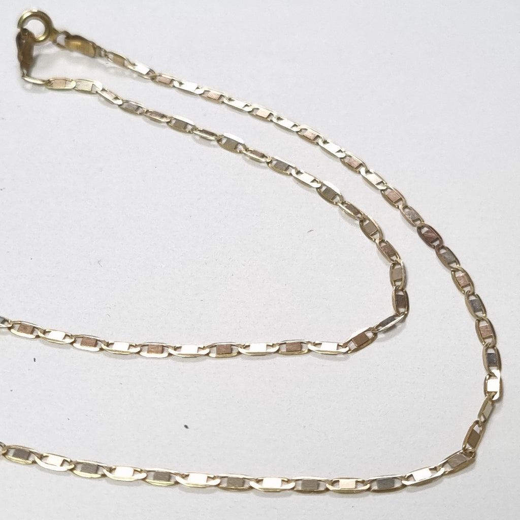 CADENA ORO COMBINADO 10 K 2,60 GRMS (SEMINUEVO)