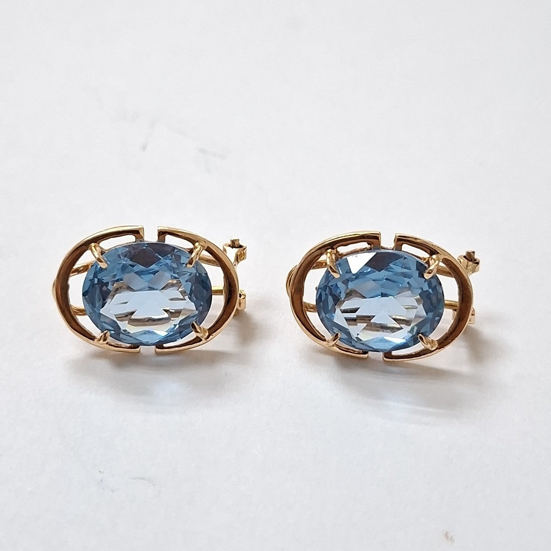 ANILLO, ARETES PAR ORO 14 K 7.8 GRMS (SEMINUEVO)