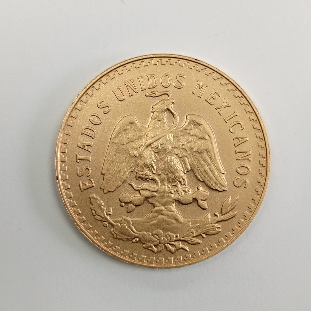 K1 41.6 GRMS 21 K IDENTIFICACIÓN MONEDA NOMINATIVA MONEDAS PESOS 50 PESOS (SEMINUEVO)