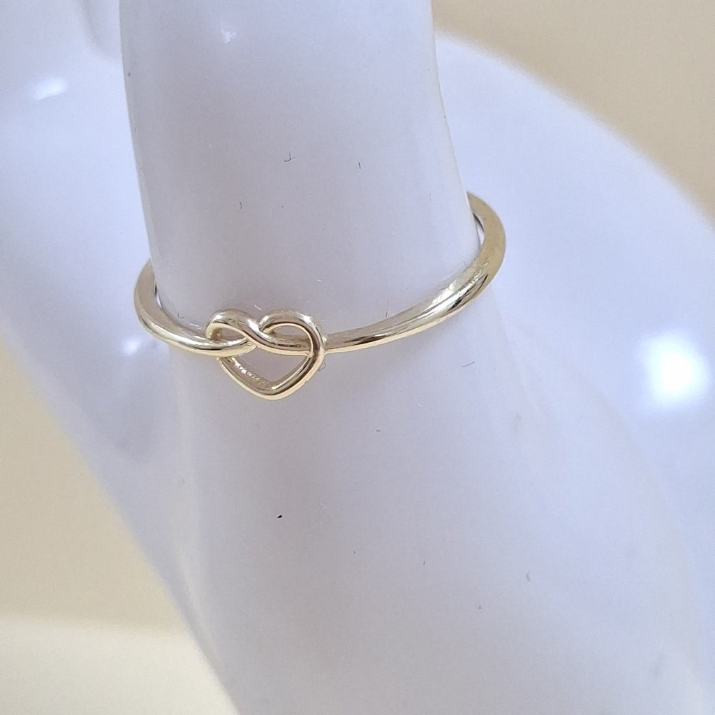 ANILLOS ANILLITO FIG CORAZON 10K TALLA 9 0.9 GR (NUEVO)