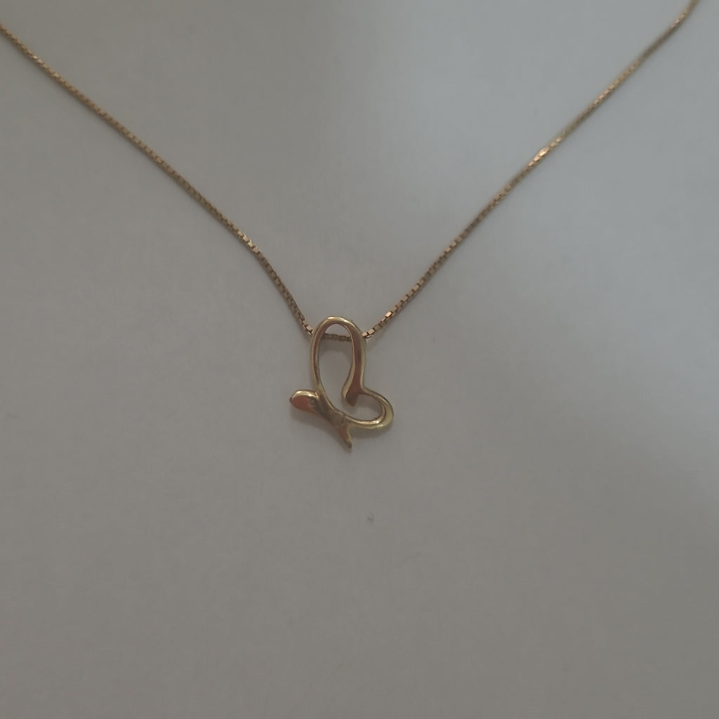 CADENA, DIJE ORO 14 K 2 GRMS (SEMINUEVO)