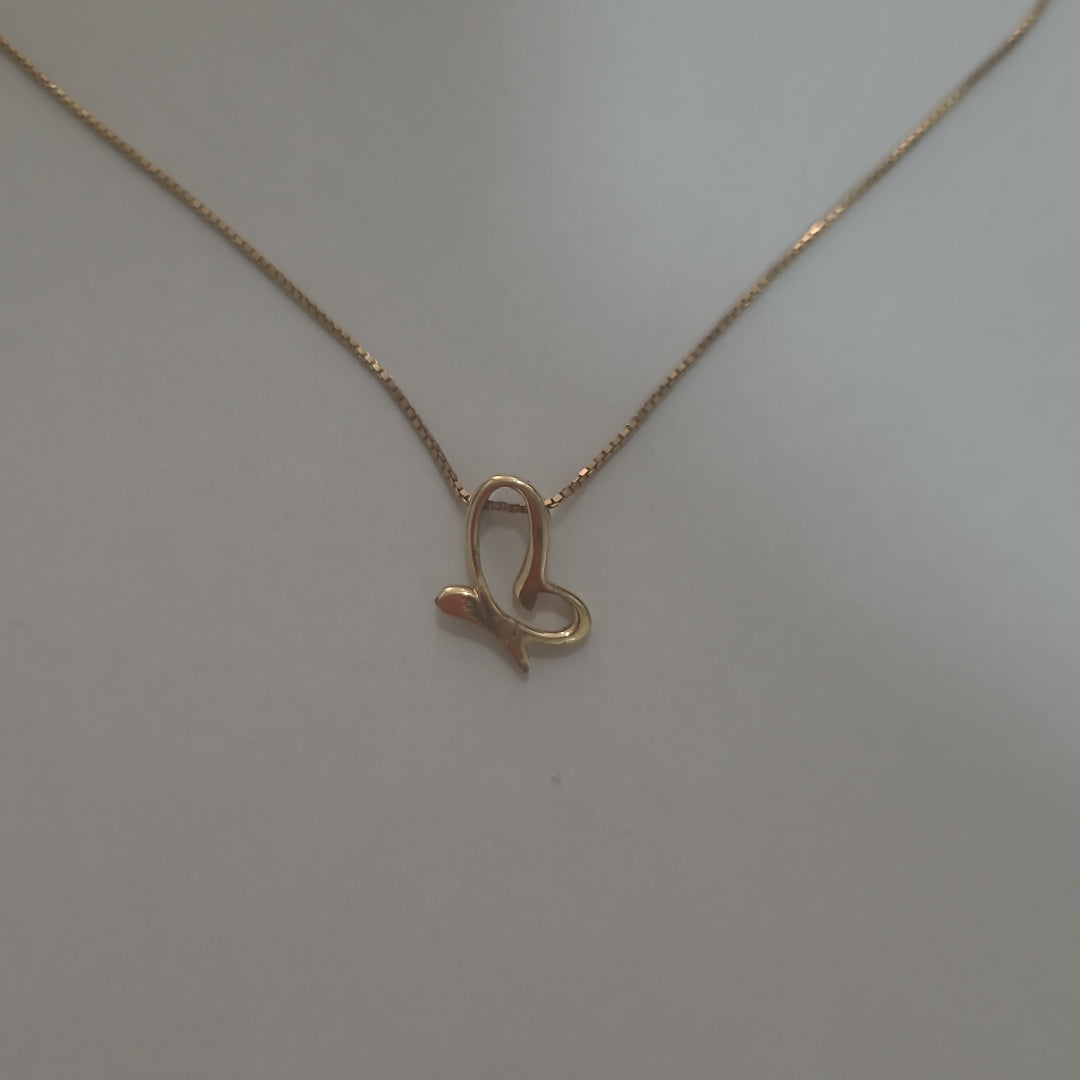 CADENA, DIJE ORO 14 K 2 GRMS (SEMINUEVO)