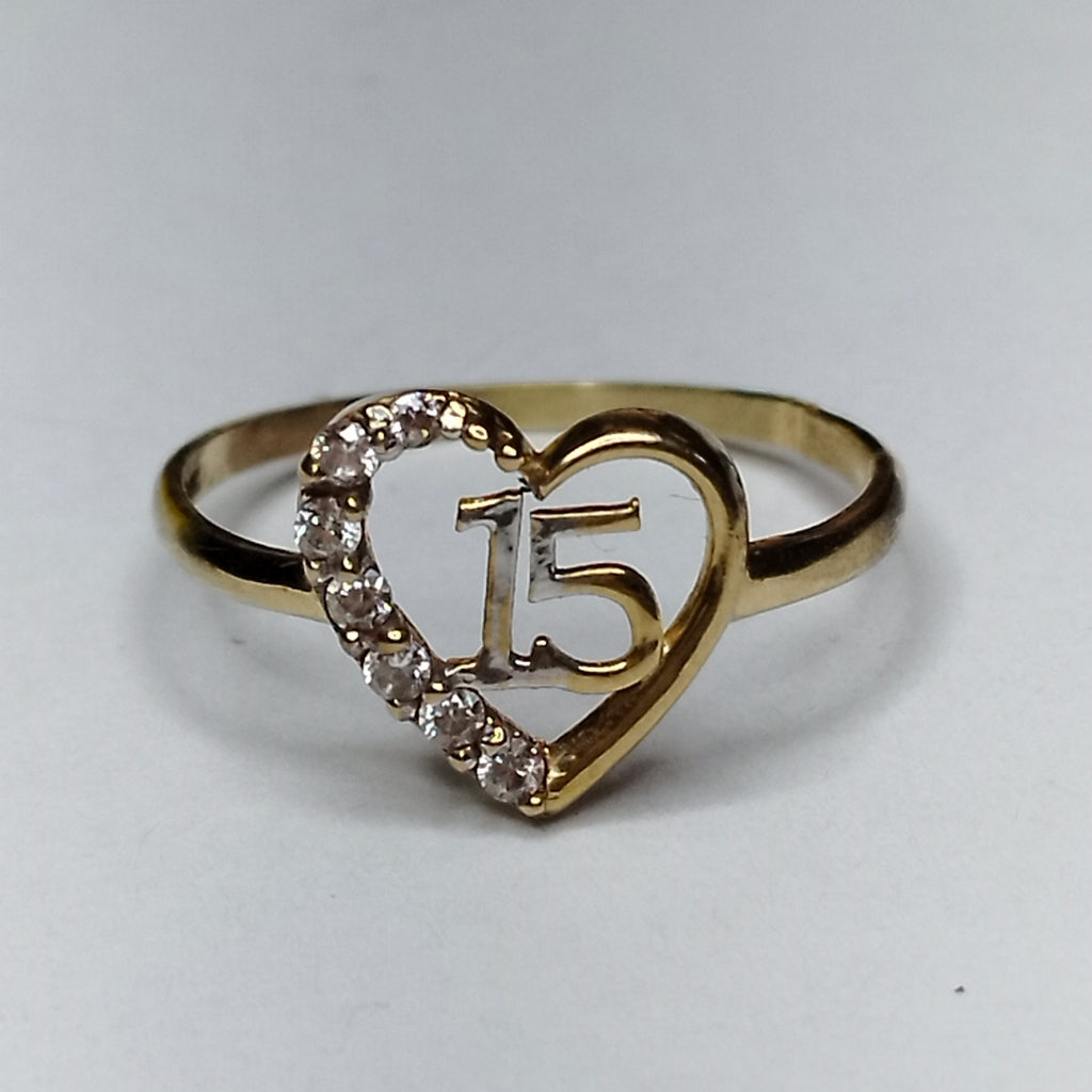 ANILLO ORO 10 K 0,90 GRMS (SEMINUEVO)