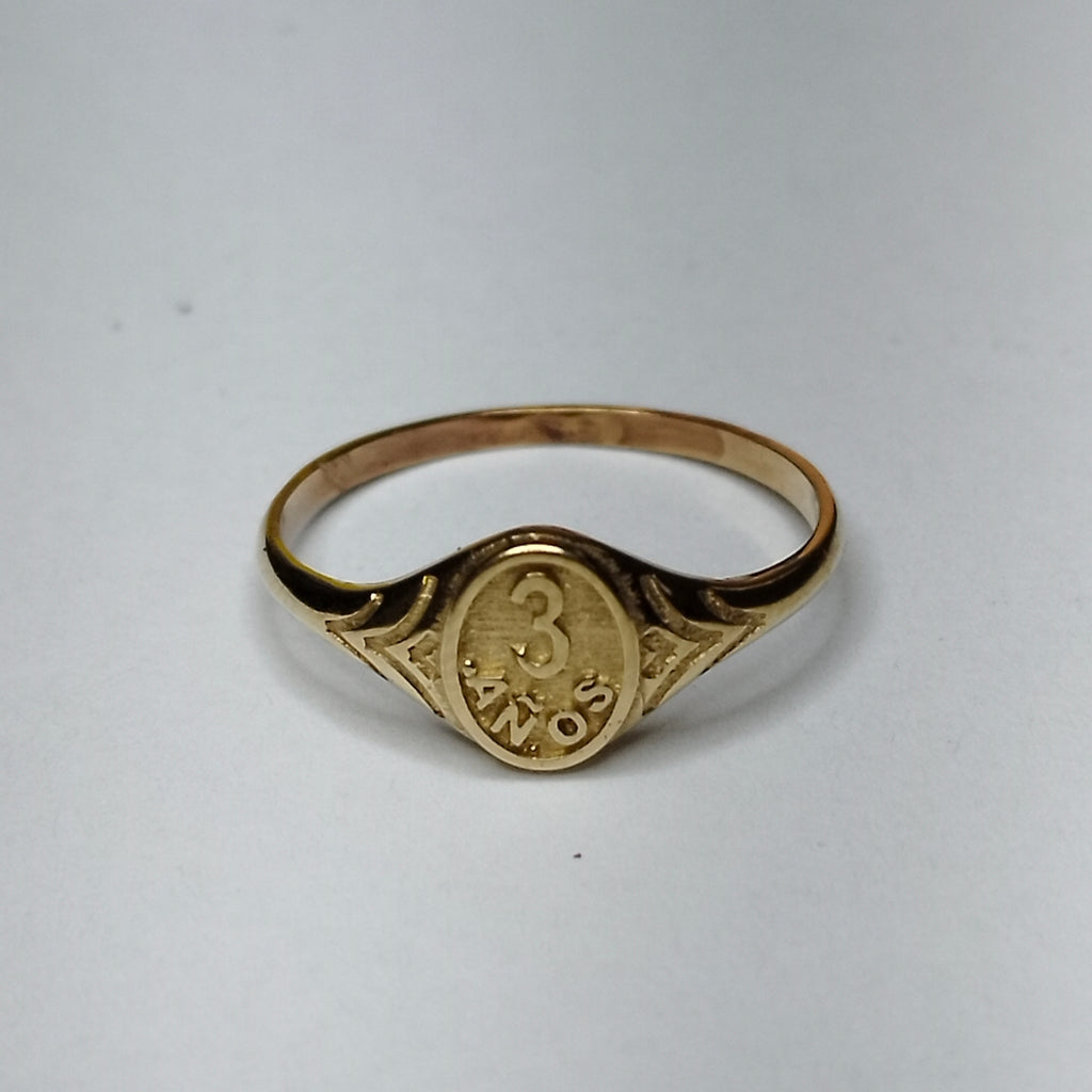 ANILLO ORO 10 K 0,80 GRMS (SEMINUEVO)
