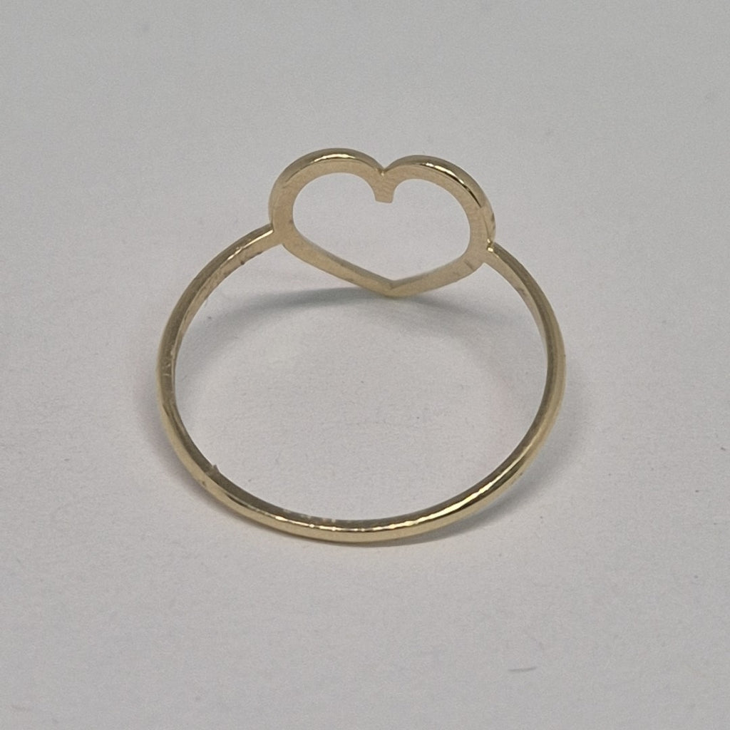ANILLOS ANILLITO FIG CORAZON 10K TALLA 7 0.8 GR (NUEVO)