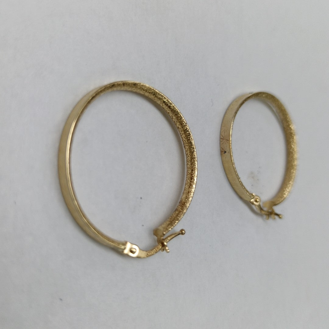 ARRACADAS PAR ORO 14 K 2,10 GRMS (SEMINUEVO)