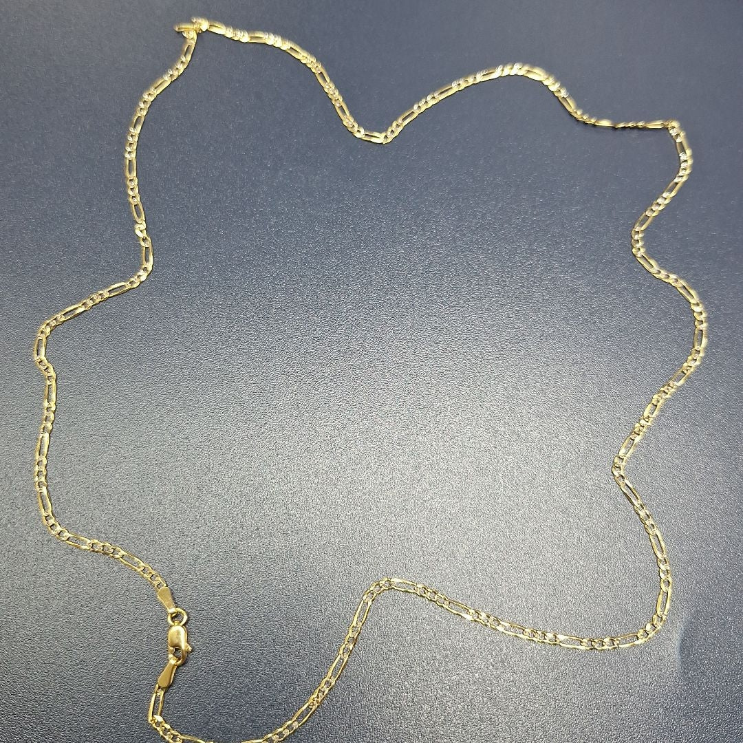 CADENA 3X1 DIAMANTADA 14K 60 CM 4.9 GR (NUEVO)