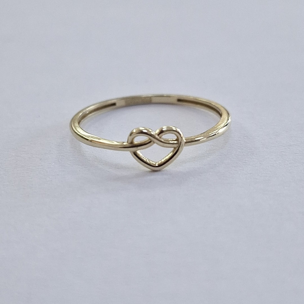 ANILLOS ANILLITO FIG CORAZON 10K TALLA 8 0.9 GR (NUEVO)