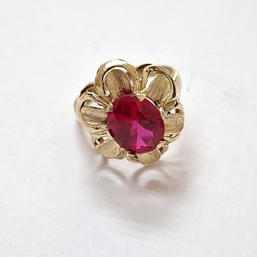 ANILLO ORO 14 K 3.4 GRMS (SEMINUEVO)