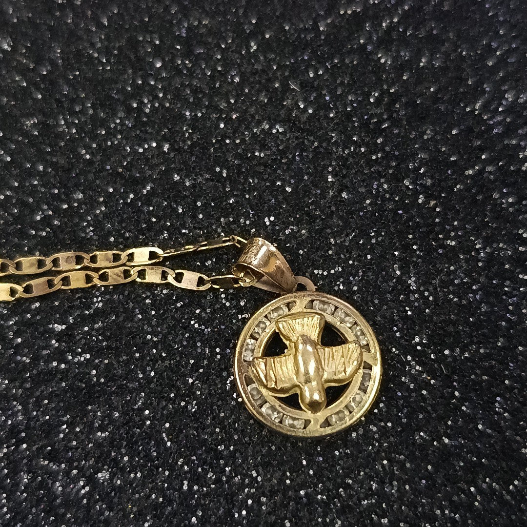 CADENA, DIJE ORO 10 K 1.5 GRMS (SEMINUEVO)