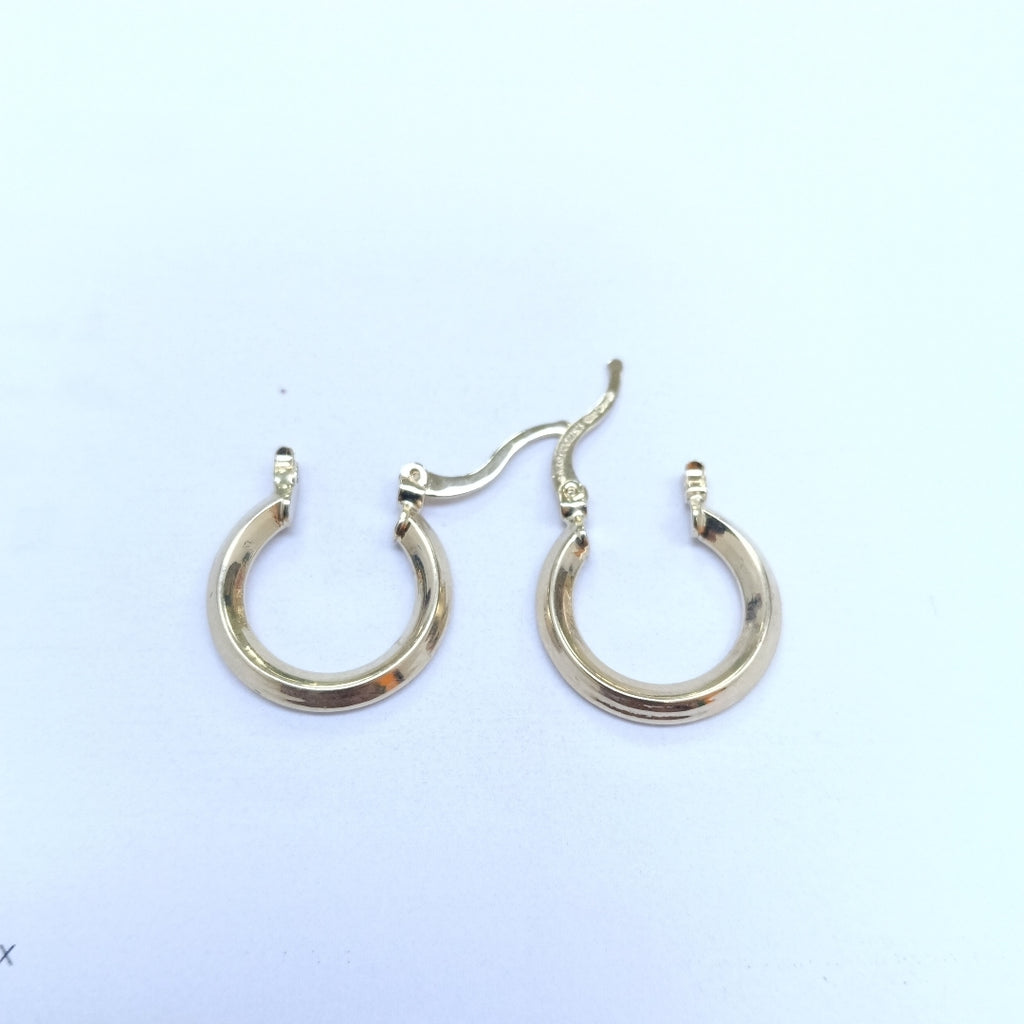 ARETES ARRACADAS CON CIRCONIAS 14K 2.4 GR (NUEVO)