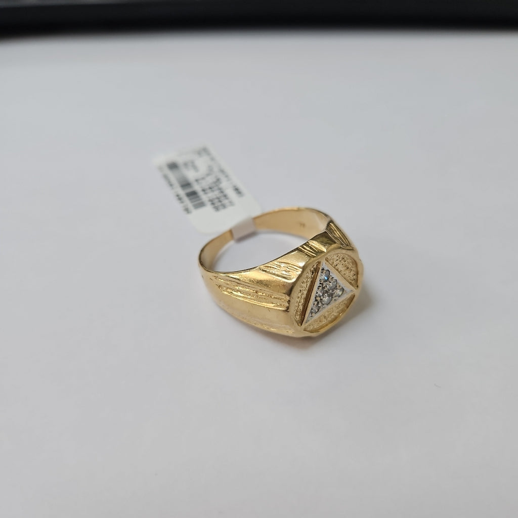 ANILLO ORO 14 K 12.4 GRMS (SEMINUEVO)