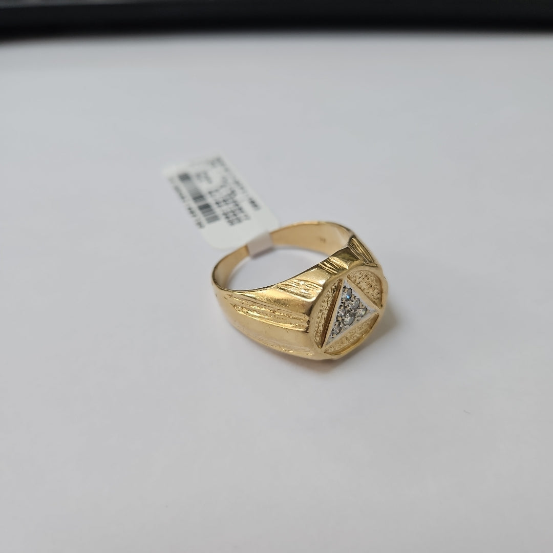 ANILLO ORO 14 K 12.4 GRMS (SEMINUEVO)