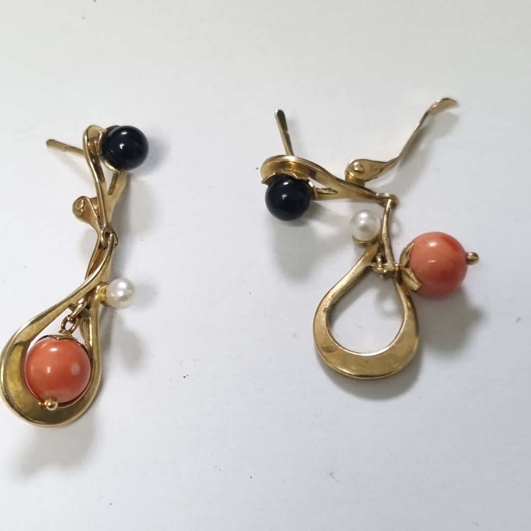 ARETES PAR ORO 10 K 7,70 GRMS (SEMINUEVO)