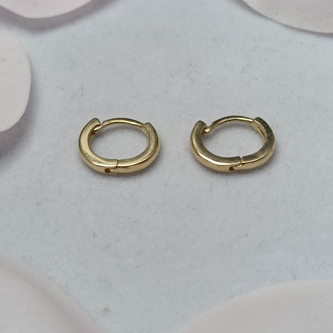 ARETES HUGGIE 14K 1.4 GR (NUEVO)