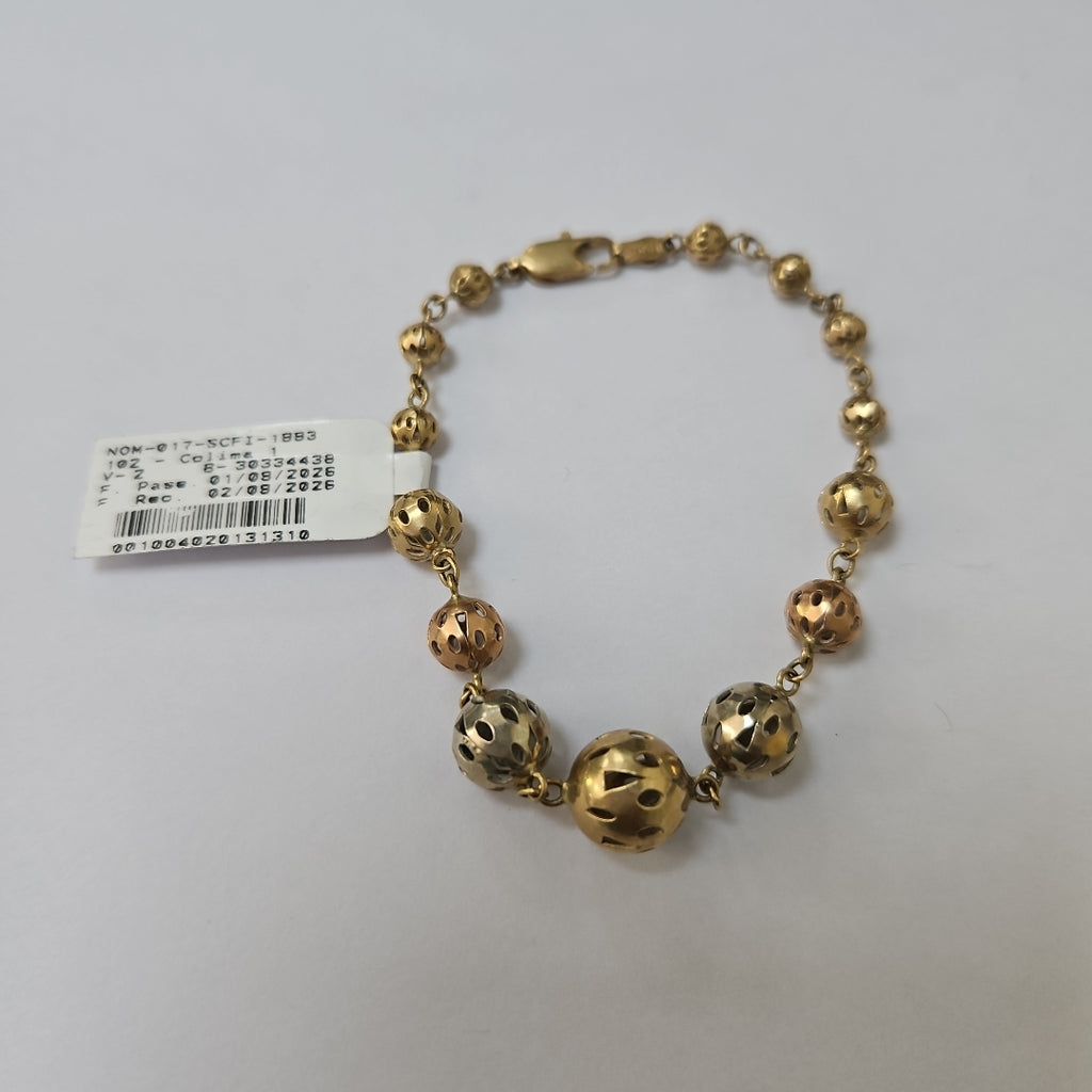 PULSERA ORO, ORO COMBINADO 14 K 7.5 GRMS (SEMINUEVO)