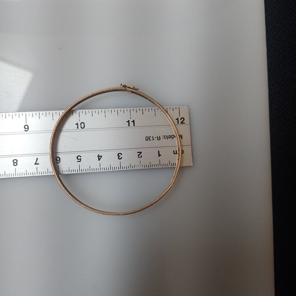 PULSERA RIGIDA ORO 14 K 4,20 GRMS (SEMINUEVO)