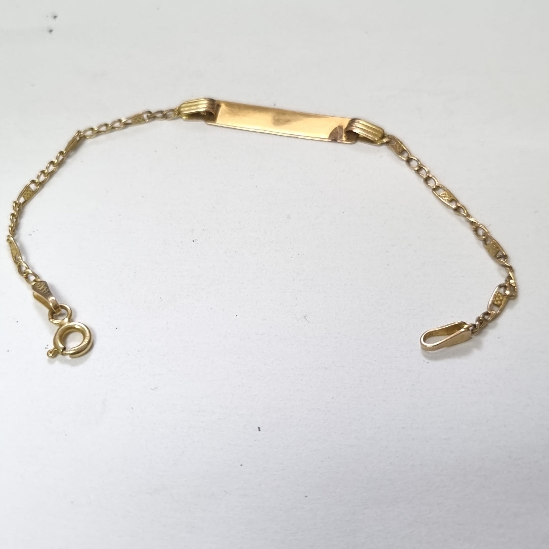 ESCLAVA ORO 14 K 1.4 GRMS (SEMINUEVO)