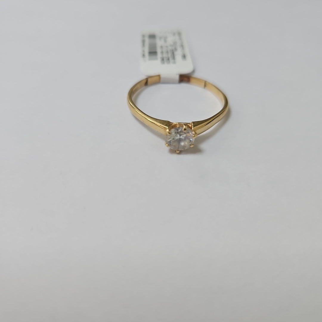 SOLITARIO ORO 14 K 2.9 GRMS (SEMINUEVO)