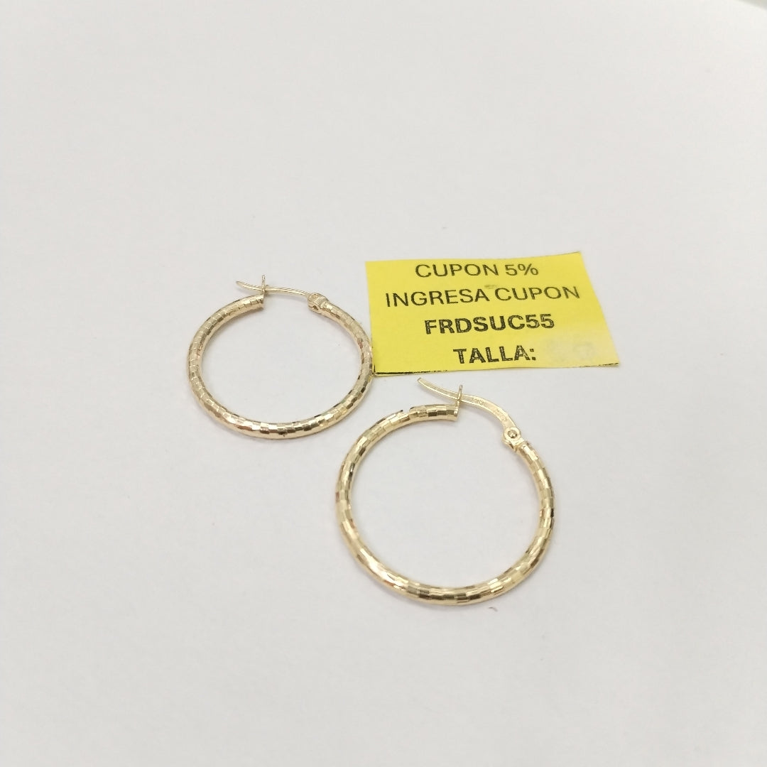 ARRACADAS PAR ORO 14 K 1,70 GRMS (SEMINUEVO)