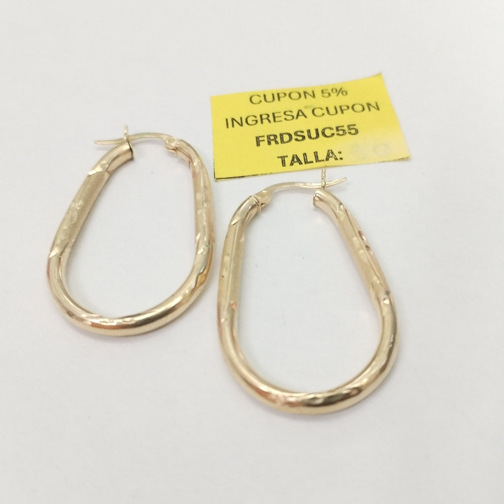 ARRACADAS PAR ORO 14 K 2,60 GRMS (SEMINUEVO)