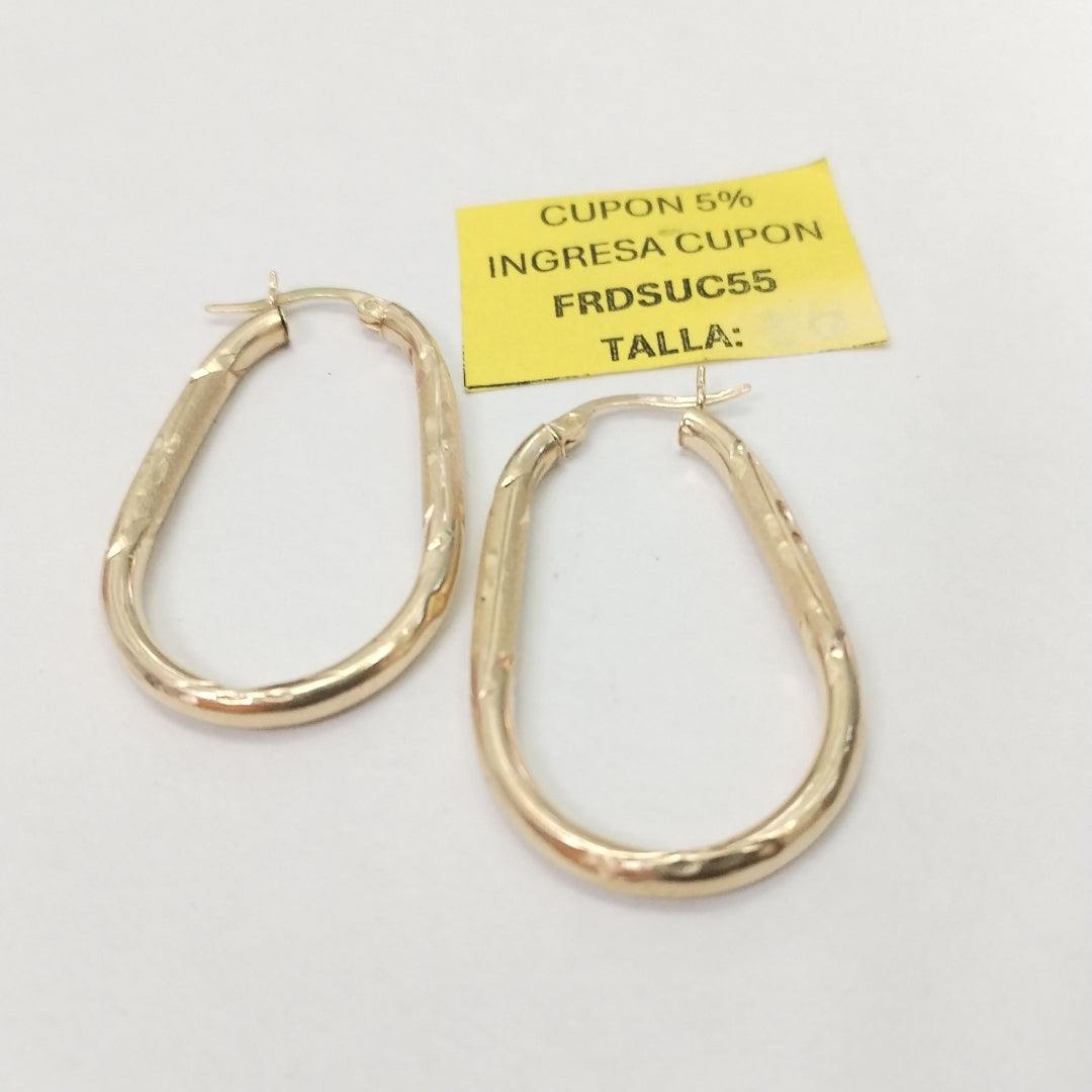 ARRACADAS PAR ORO 14 K 2,60 GRMS (SEMINUEVO)