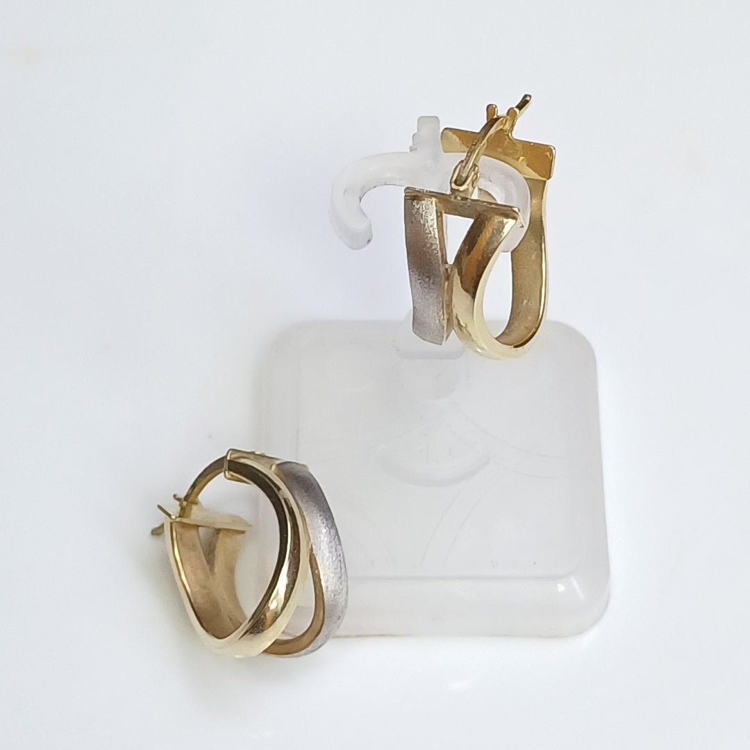 ARRACADAS PAR ORO 14 K 3,20 GRMS (SEMINUEVO)