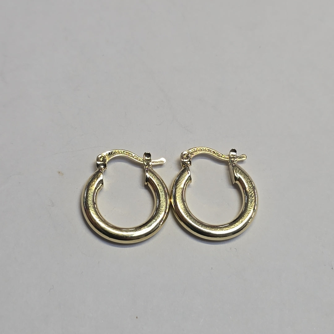ARETES ARRACADAS 14K 1.6 GR (NUEVO)