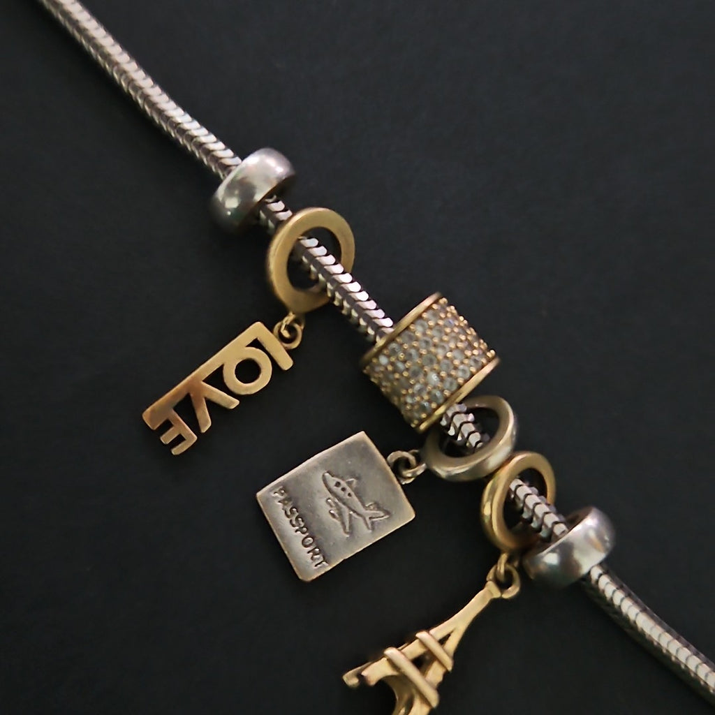 PULSERA ORO BLANCO 14 K 10.8 GRMS (SEMINUEVO)