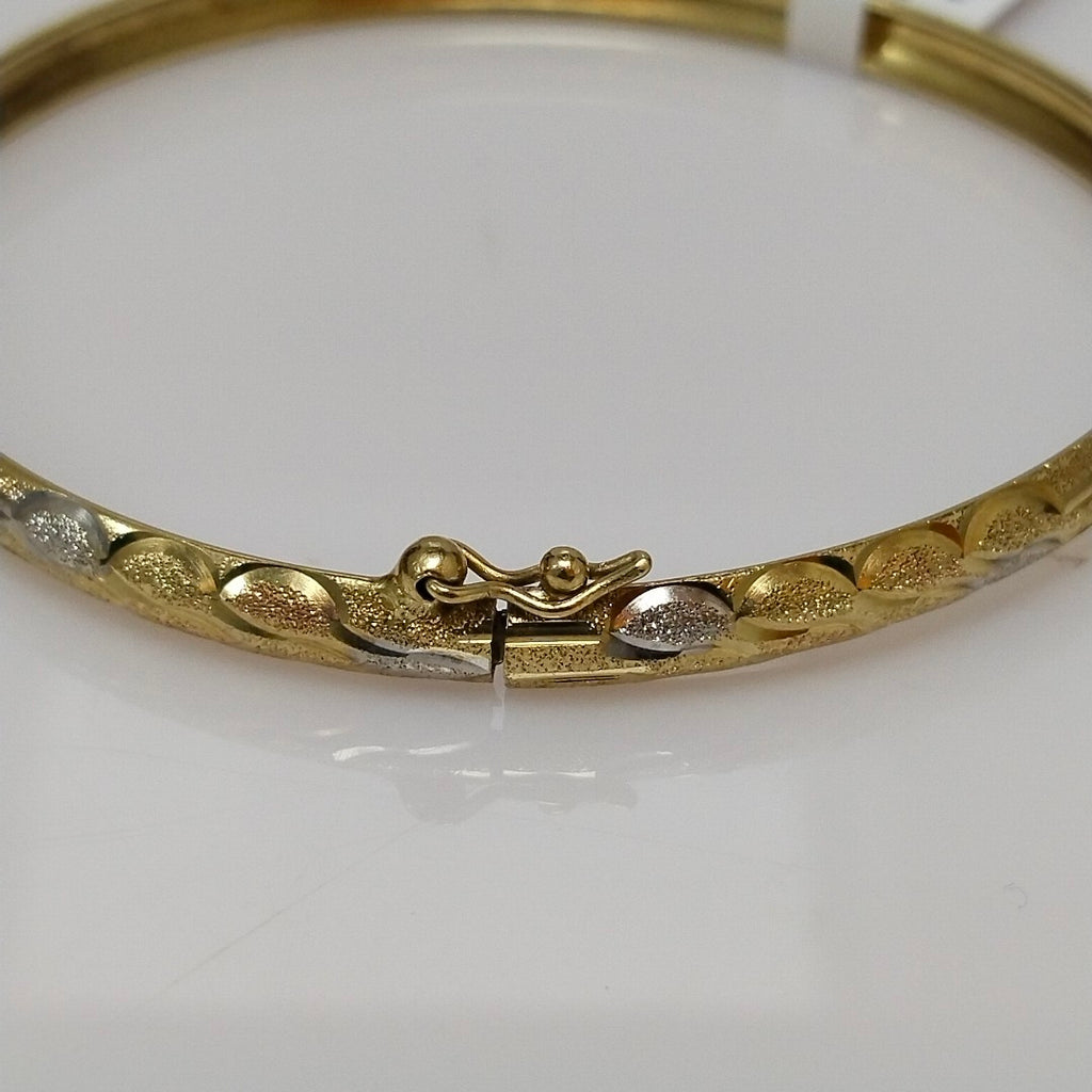 PULSERA RIGIDA ORO 10 K 7 GRMS (SEMINUEVO)