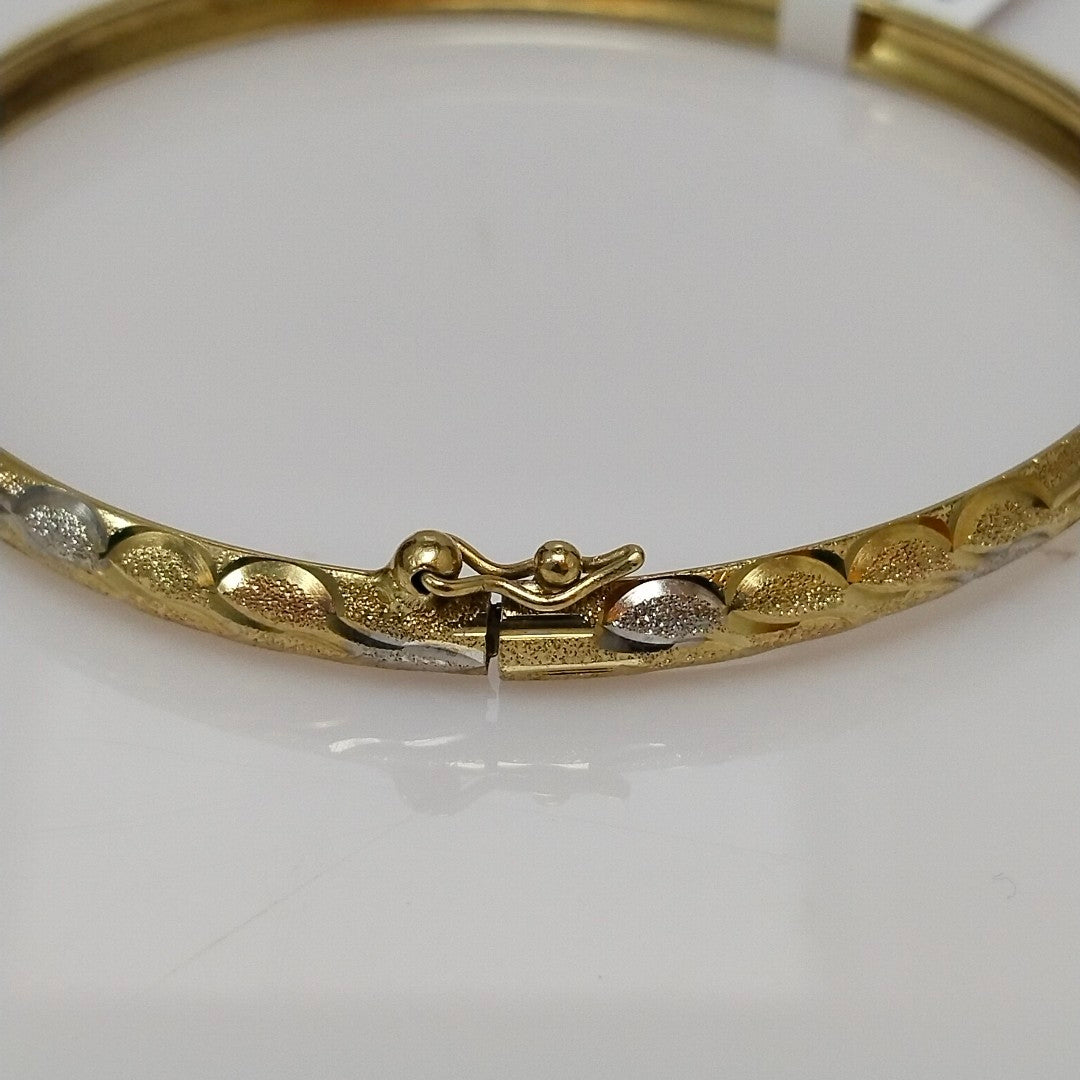 PULSERA RIGIDA ORO 10 K 7 GRMS (SEMINUEVO)