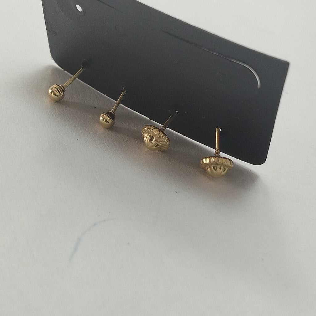 ARETES PAR ORO 14 K 0,30 GRMS (SEMINUEVO)