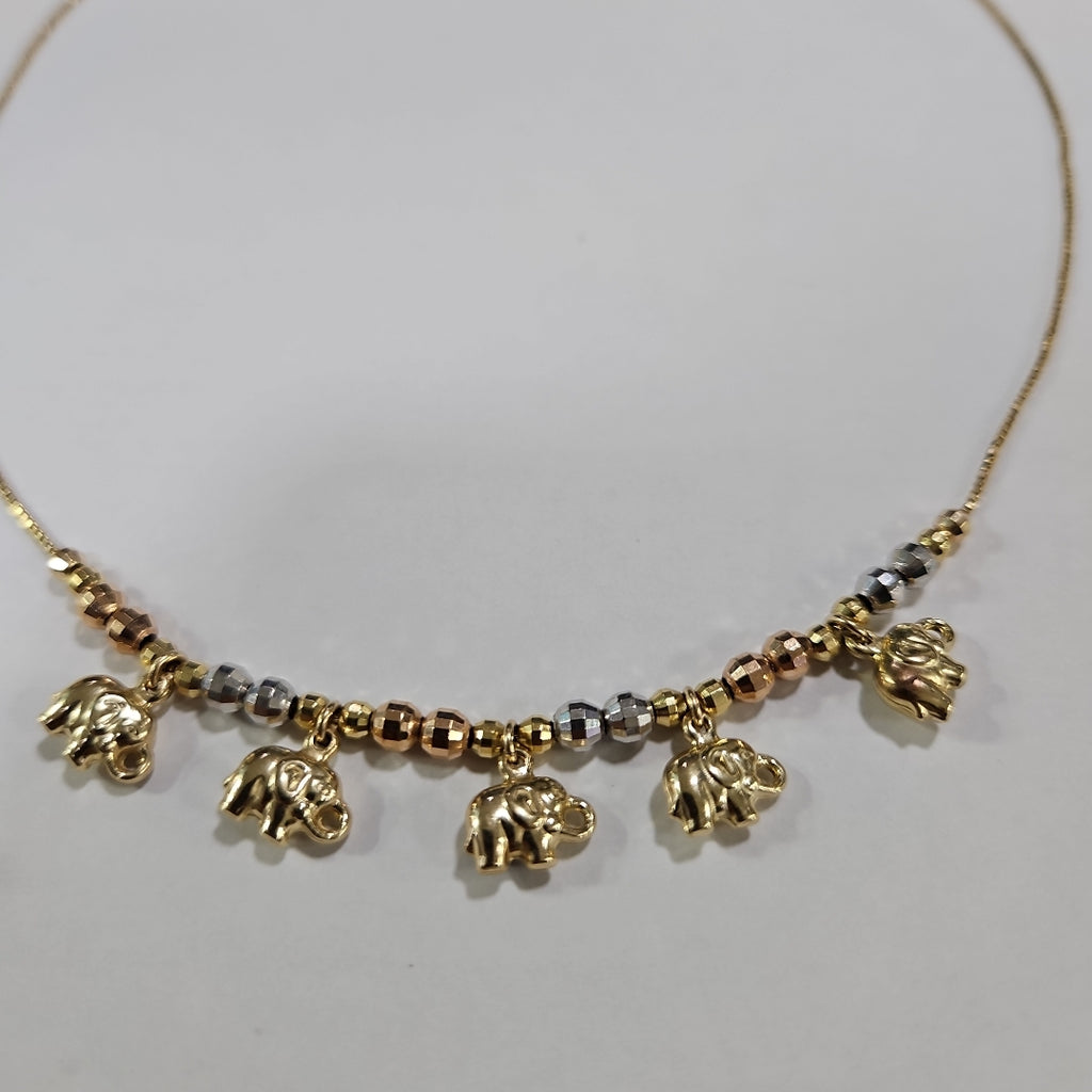 GARGANTILLA ORO COMBINADO 10 K 6,20 GRMS (SEMINUEVO)