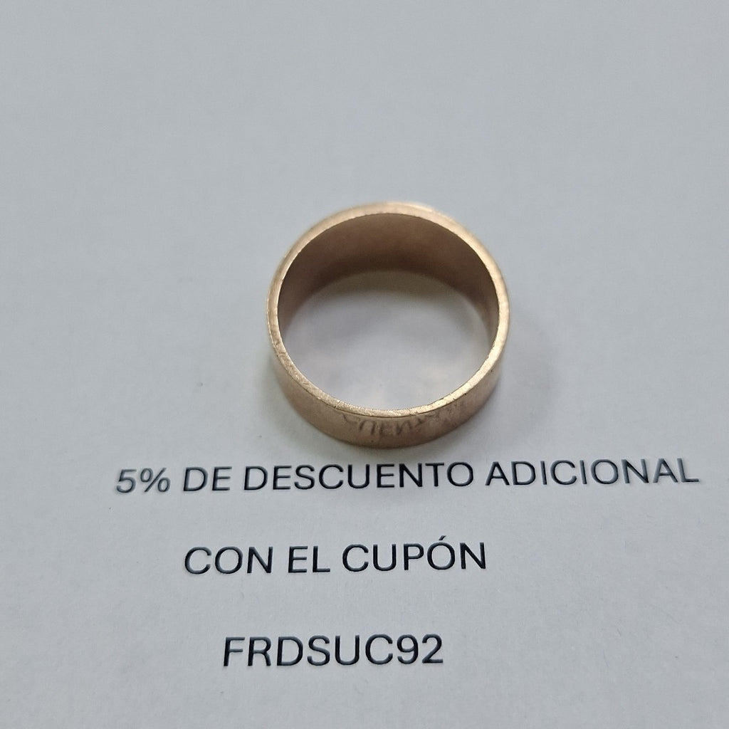 ANILLO DE GRADUACIÓN ORO 8 K 6.1 GRMS (SEMINUEVO)