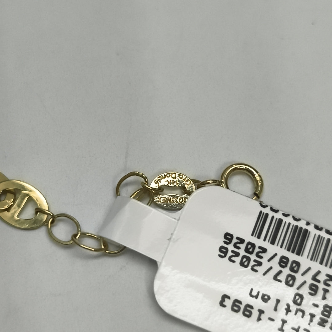 PULSERA ESPECIAL 14K 18 CM 1.5 GR (NUEVO)